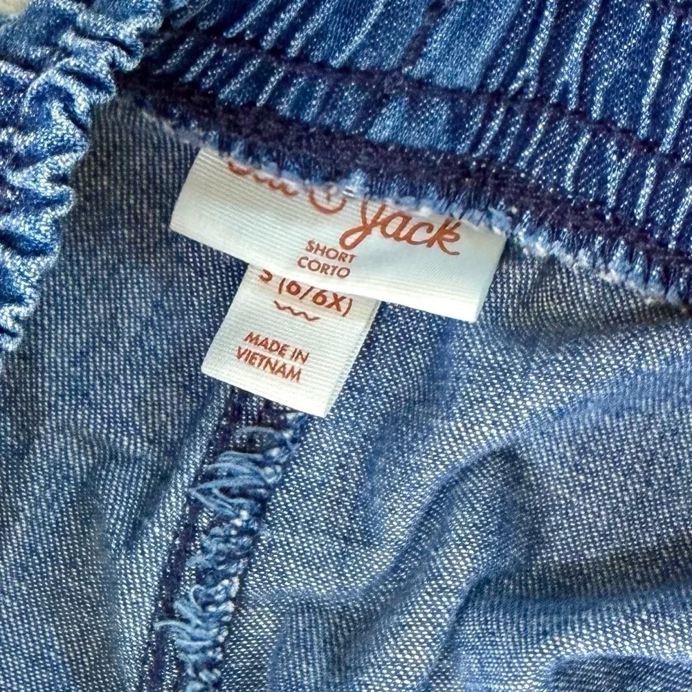 Art Class Bundle of 3 pairs of Denim Blue Jean Shorts Cutoff Adjustable Sz 6